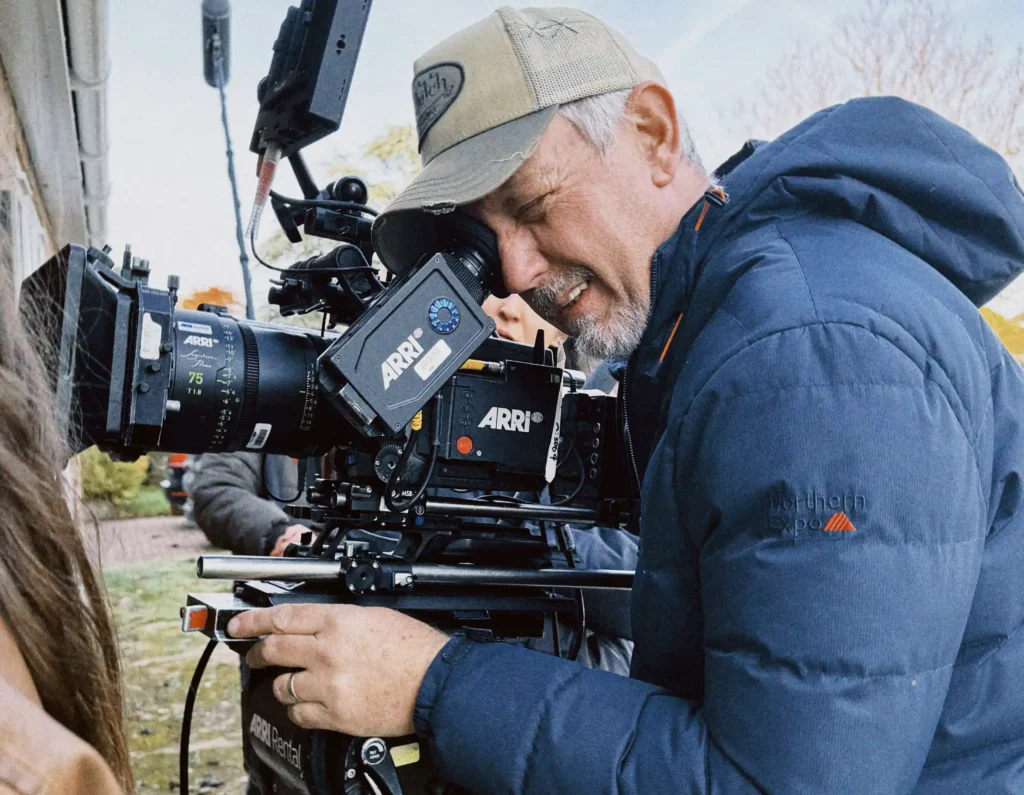 Andy Clark Cinematographer with Arri Alexa Camera