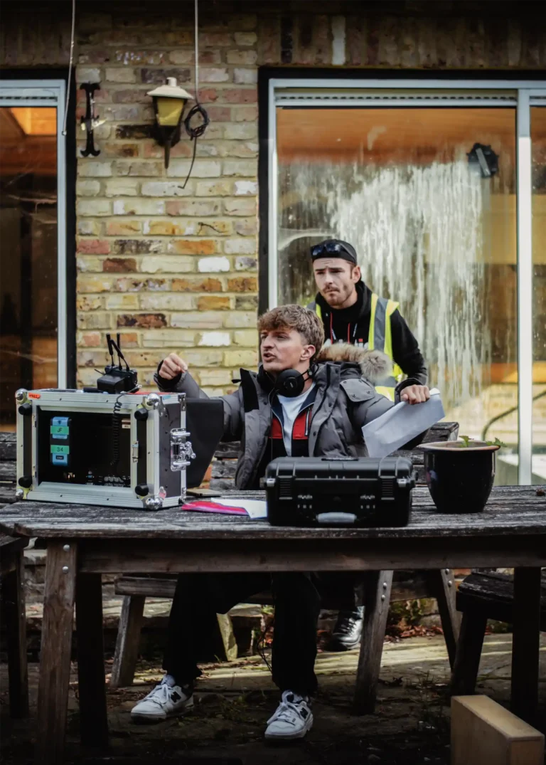 UK Vertical Production from Crew Studio Director On Set
